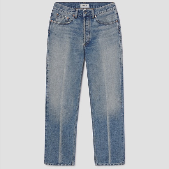 Agolde Lana Straight Jeans in Brink